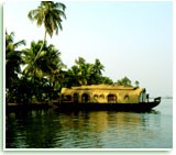 Houseboats in Kerala backwaters